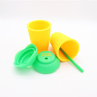 玉米杯,矽膠杯,環保矽膠杯