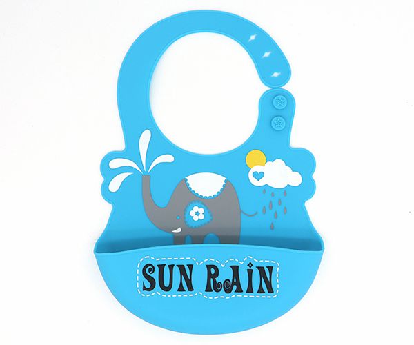 矽膠口水兜巾,矽膠吃飯飯兜,兒童矽膠飯兜